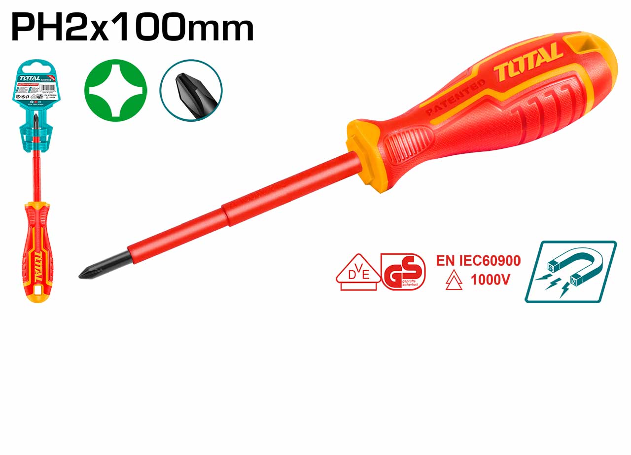 Total Insulated Screwdriver THTISPH2100 Total